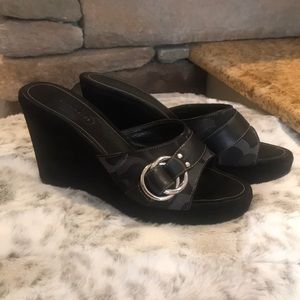 Coach Wedges like new